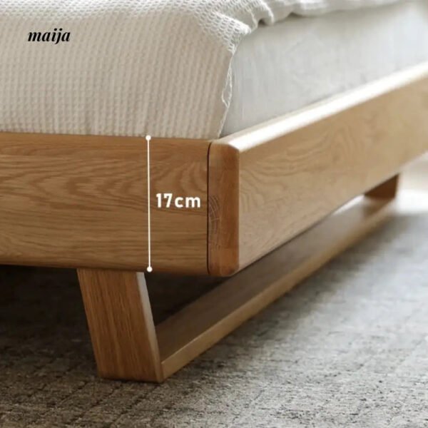 GENJI Flores Solid Wood Floating Bed - Image 8