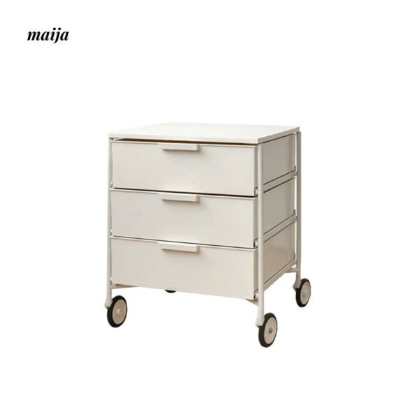 Pastel Filing Cabinet Bedside Table - Image 5