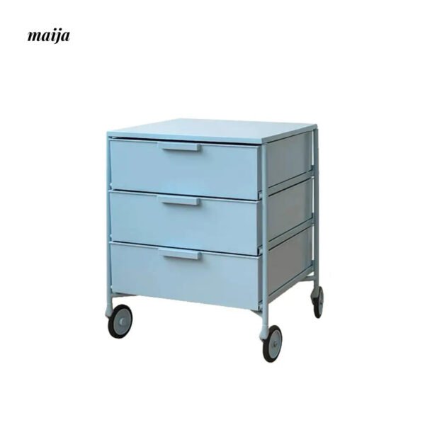 Pastel Filing Cabinet Bedside Table - Image 6
