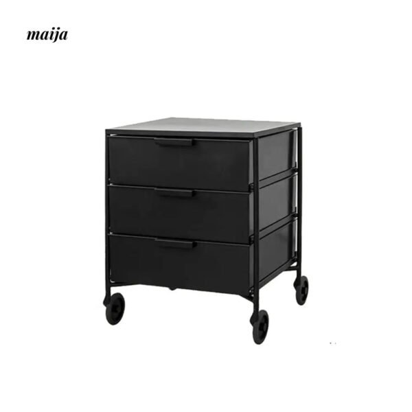 Pastel Filing Cabinet Bedside Table - Image 8