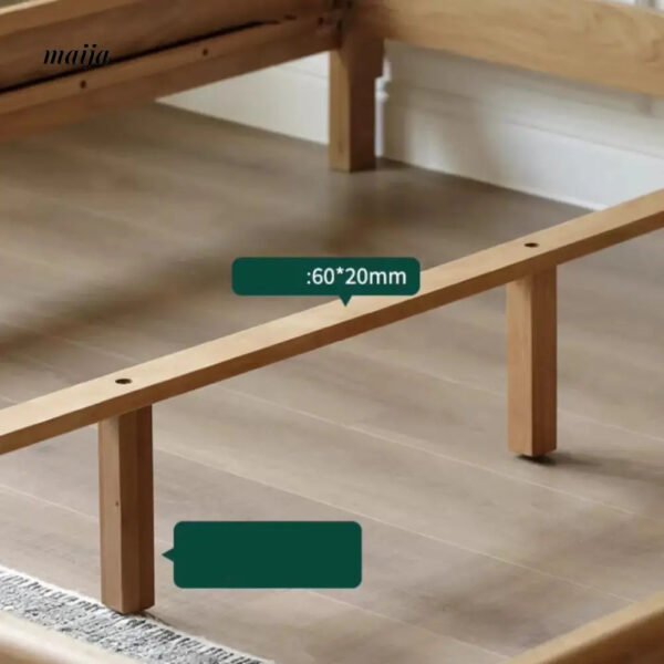 GENJI Flores Solid Wood Floating Bed - Image 10