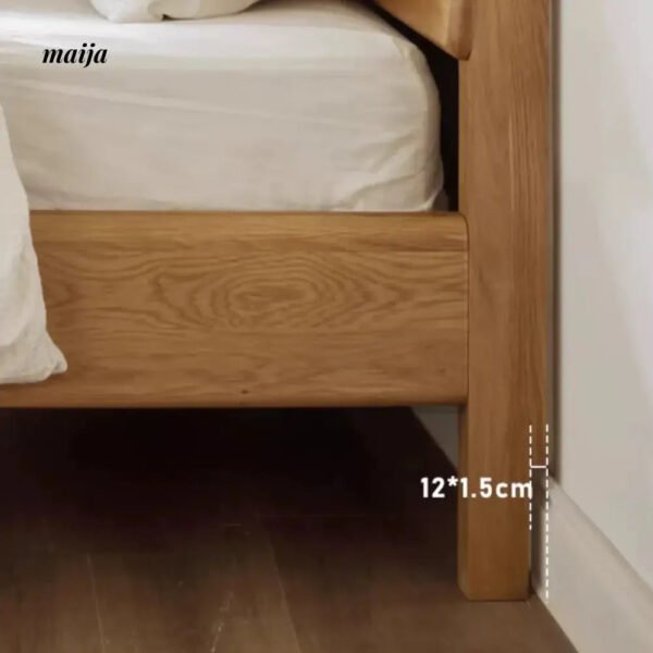 GENJI Flores Solid Wood Floating Bed - Image 12