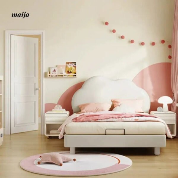 LINSYKIDS Soft Clouds Children's Bed - Image 6