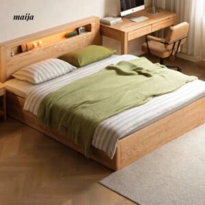 GENJI Elysia Solid Wood Box Bed
