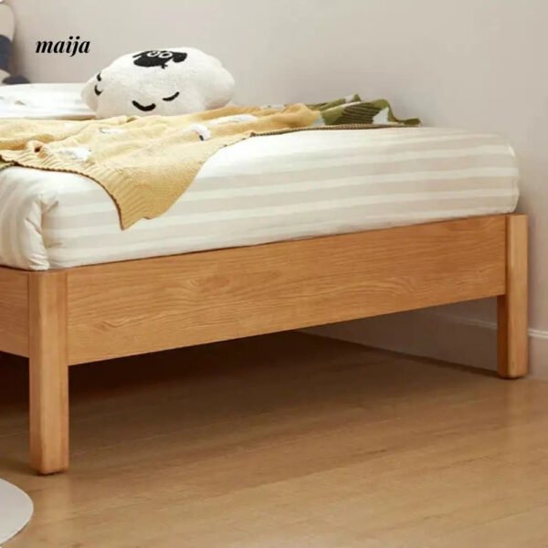 LINSYKIDS Solid Wood High Platform Box Bed with Storage - Image 17