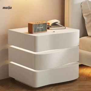 Maddie Solid Wood Bedside Table