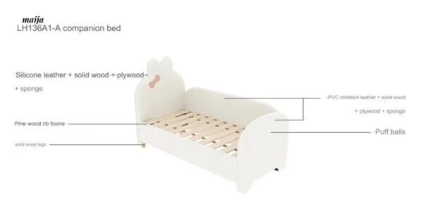LINSYKIDS Claymore Bed Extender with Guardrail - Image 19
