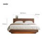 GENJI Michelle Solid Wood Box Bed