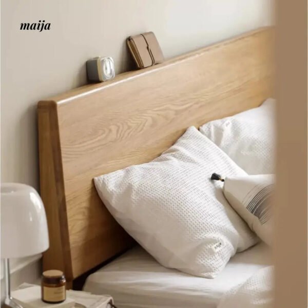 GENJI Flores Solid Wood Floating Bed - Image 3