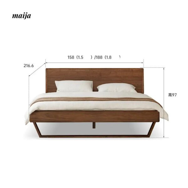 GENJI Malachi Solid Wood Floating Bed - Image 16