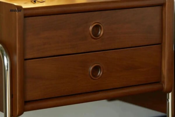 Elizabeth Retro Metal Frame Bedside Table - Image 5