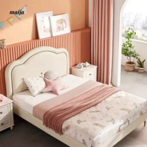 LINSYKIDS Angelica Soft Headrest Children's Bed
