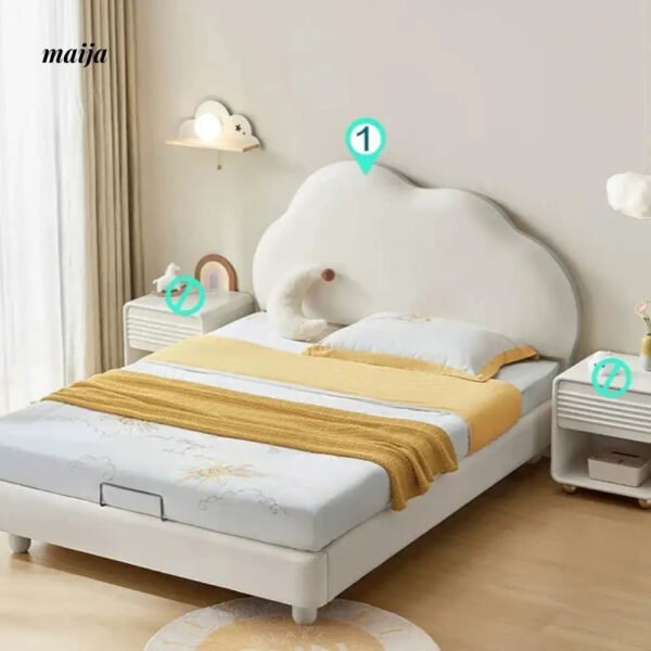 LINSYKIDS Soft Clouds Children's Bed - Image 11