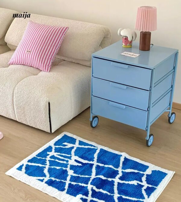 Pastel Filing Cabinet Bedside Table - Image 15