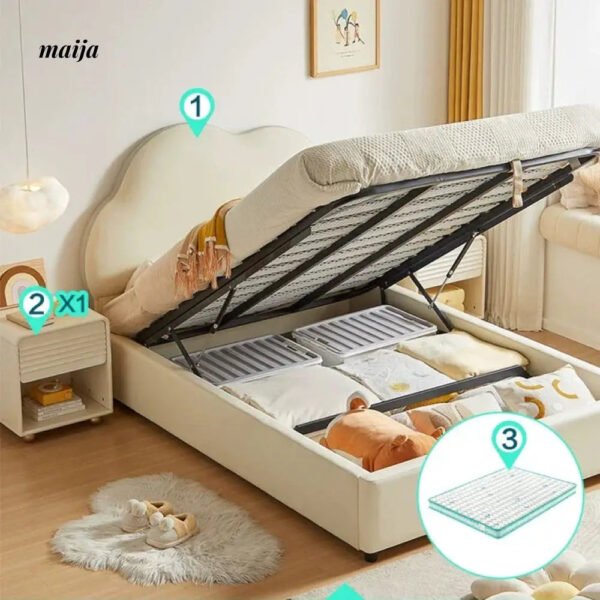 LINSYKIDS Soft Clouds Children's Bed - Image 17