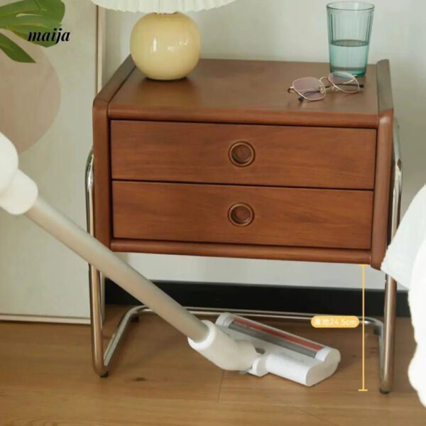 Elizabeth Retro Metal Frame Bedside Table - Image 7