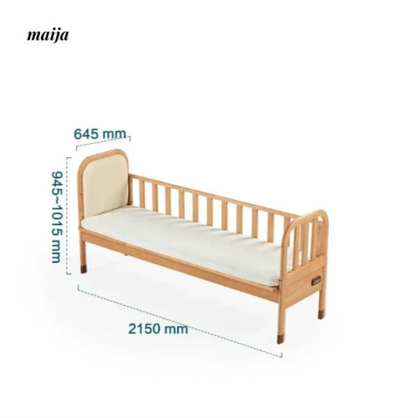 LINSYKIDS Celia Soft Headboard Children's Bed - Image 39