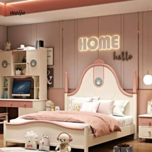 Pink Swan Children's Bed
