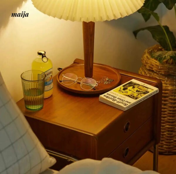 Elizabeth Retro Metal Frame Bedside Table - Image 8