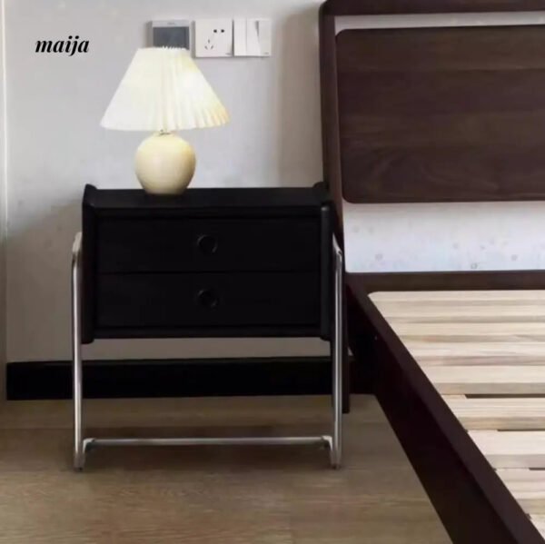 Elizabeth Retro Metal Frame Bedside Table - Image 15